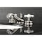 Kingston Brass KS1166PX 8" Widespread Bathroom Faucet, Polished Nickel KS1166PX - alternate 4